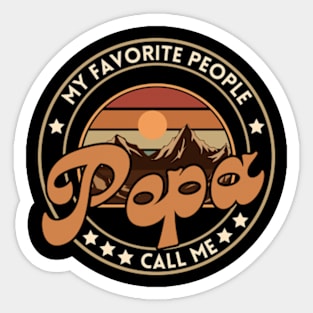 My Favorite People Call Me Bepa Funny Father's Day T-Shirt Sticker